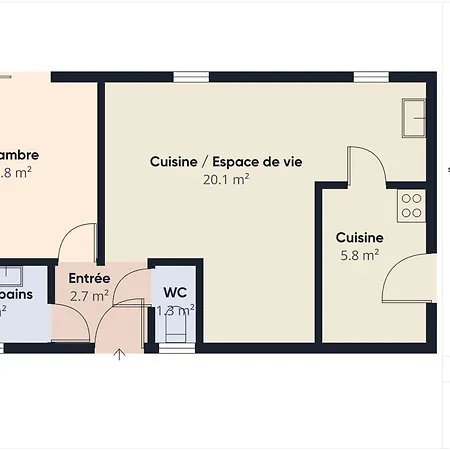 Agreable Maison Avec Terrasse 500 M - 4p *